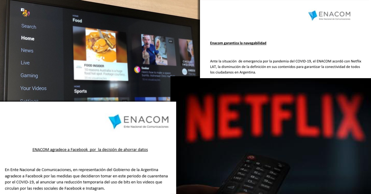 Facebook y Netflix bajan su calidad