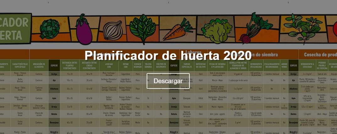 Planificador Huerta 2020